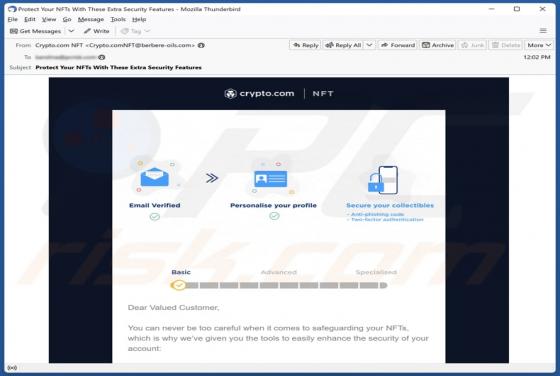 Crypto.com Email Scam