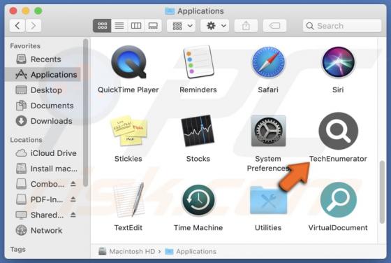 TechEnumerator Adware (Mac)