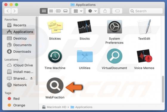 WebFraction Adware (Mac)