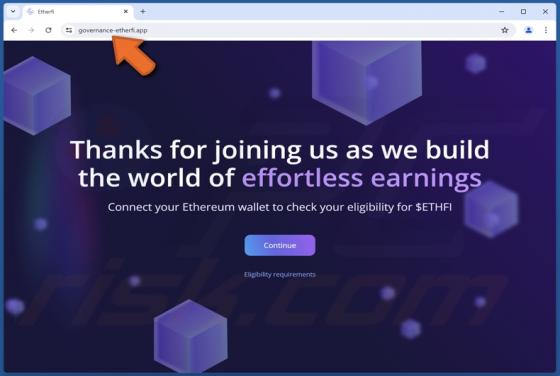 $ETHFI Eligibility Check Scam