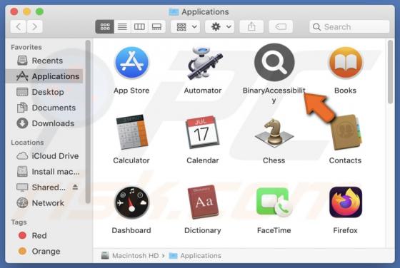BinaryAccessibility Adware (Mac)