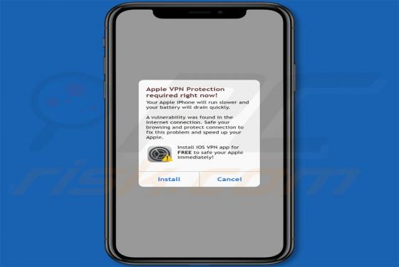 Apple VPN Protection Required POP-UP Scam (Mac)