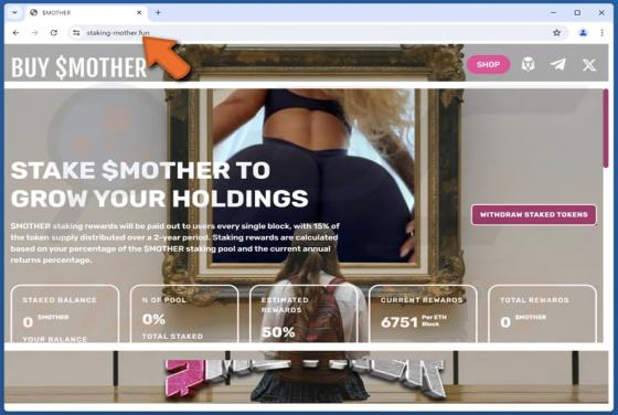 $MOTHER Staking Scam