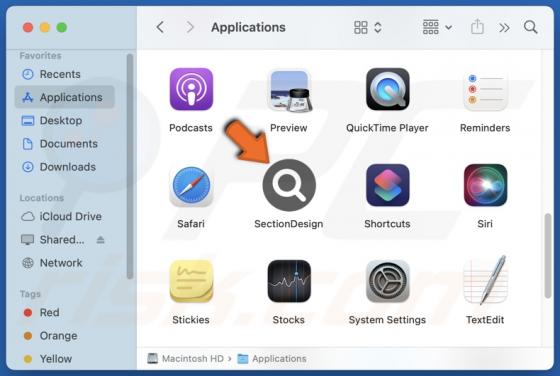 SectionDesign Adware (Mac)