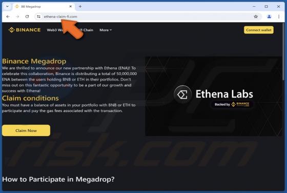 Binance Megadrop Scam