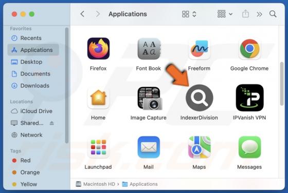 IndexerDivision Adware (Mac)