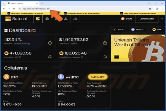 Satoshi Connect Wallet Scam