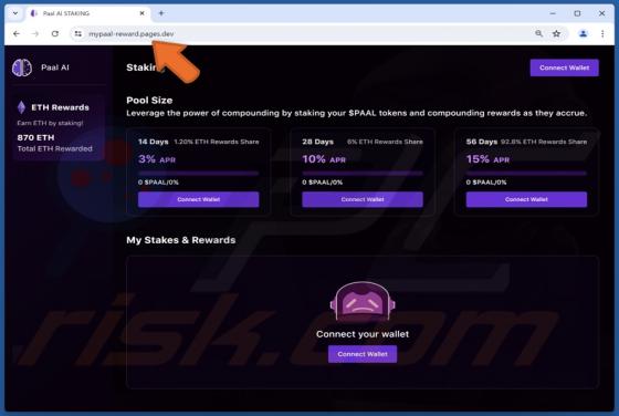 $PAAL Staking Scam