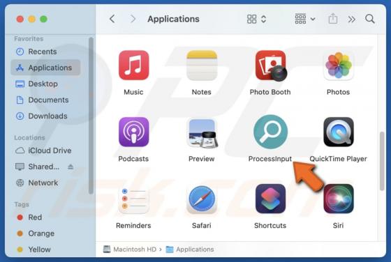 ProcessInput Adware (Mac)