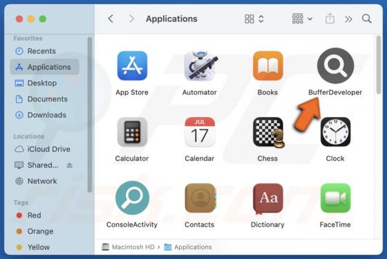 BufferDeveloper Adware (Mac)