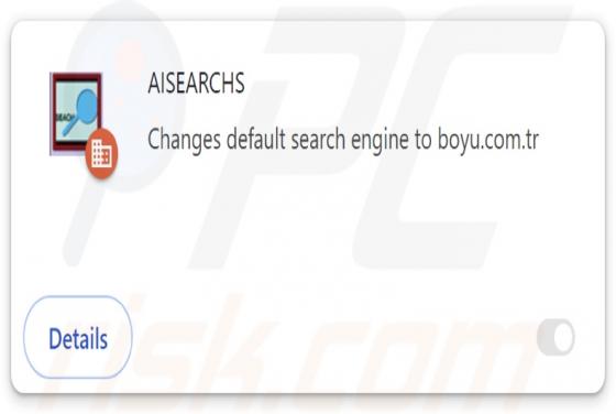AISEARCHS Browser Hijacker