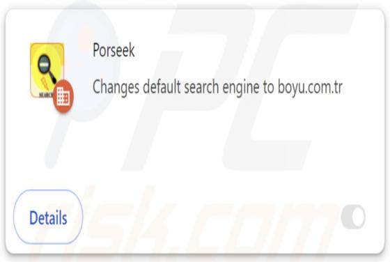 Porseek Browser Hijacker