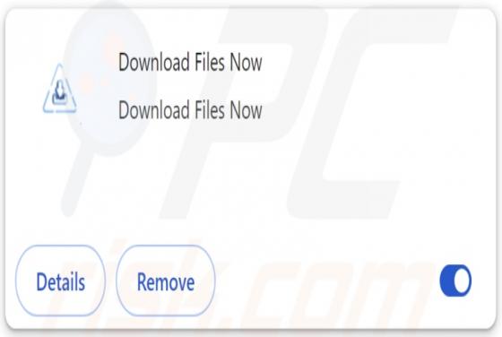 Download Files Now Unwanted Extension
