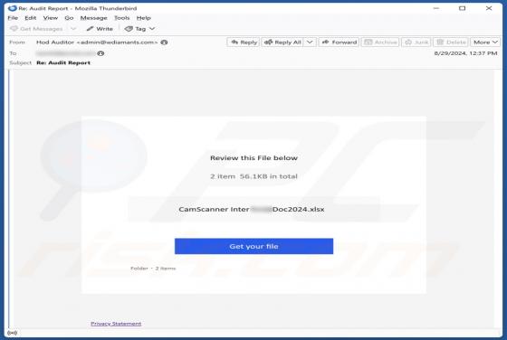 Review This File Below Email Scam