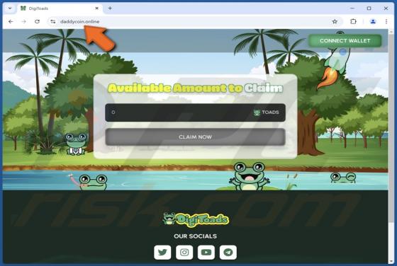 Claim FREE $DADDY Scam