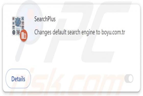 SearchPlus Browser Hijacker