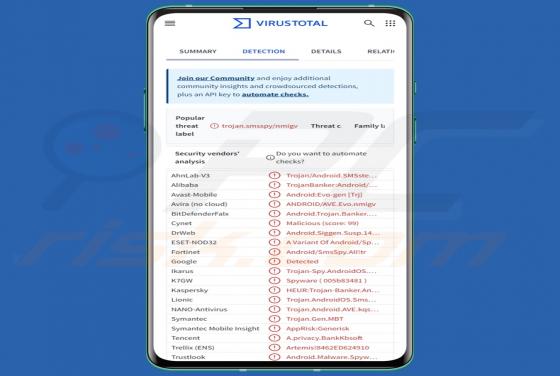 SpyAgent Malware (Android)