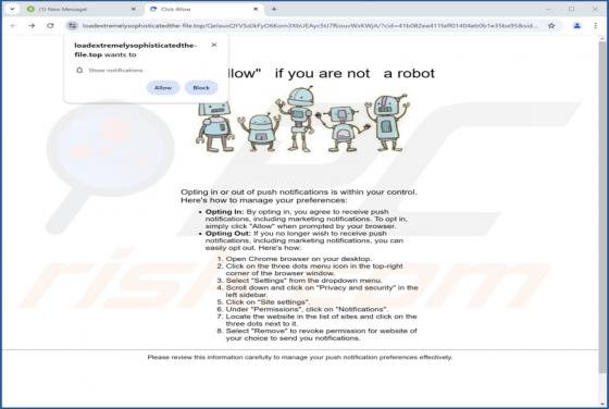 Loadextremelysophisticatedthe-file.top Ads