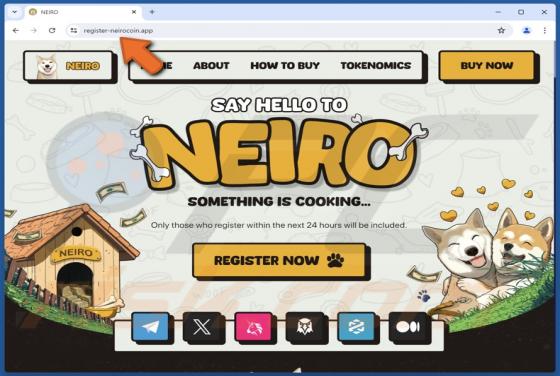 NEIRO Register Scam