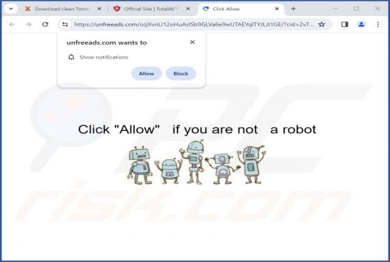 Unfreeads.com Ads