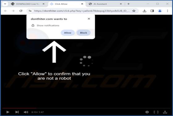 Donthiter.com Ads