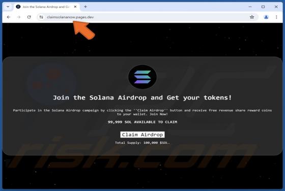 Solana Giveaway Scam