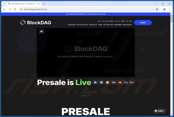 BlockDAG Presale Scam