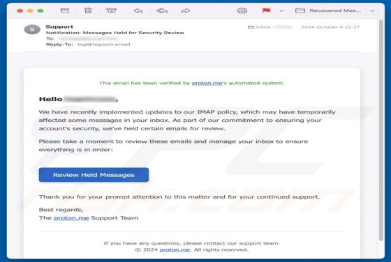 Proton.me Email Scam