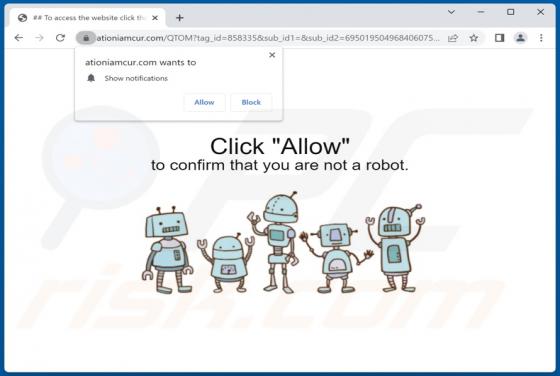 Ationiamcur.com Ads