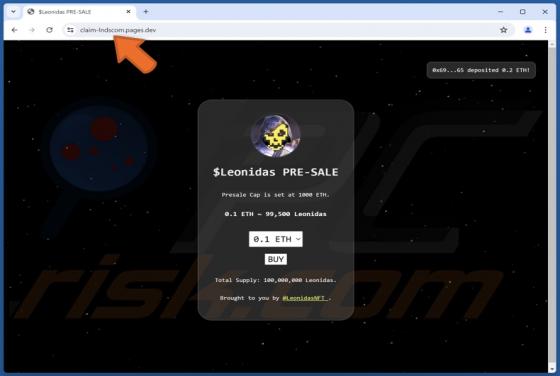$Leonidas PRE-SALE Scam