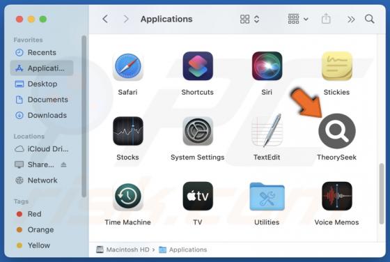 TheorySeek Adware (Mac)