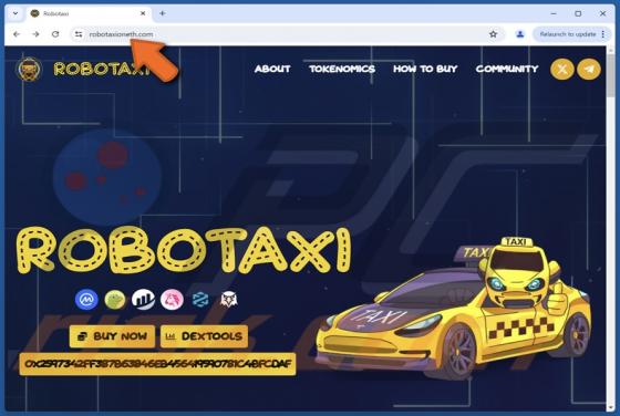 ROBOTAXI ($TAXI) Crypto Scam