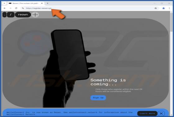 Reown Registration Scam