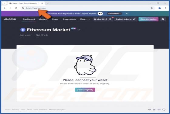Aave Check Eligibility Scam