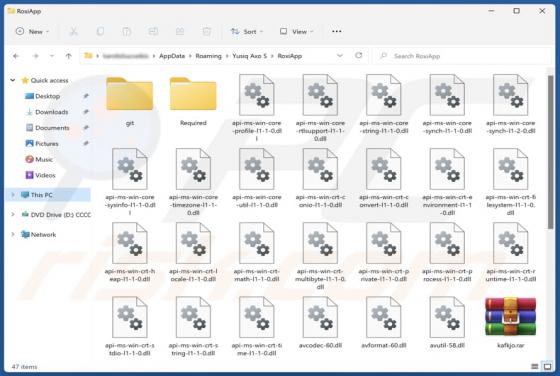 RoxiApp Unwanted Application