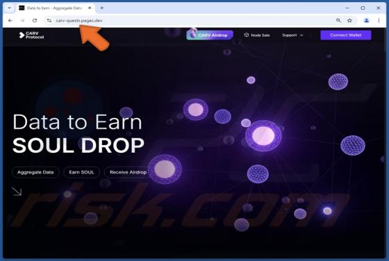 CARV Airdrop Scam