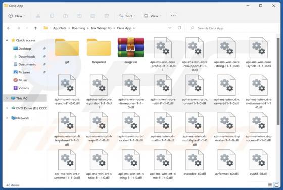 Civia App Unwanted Application