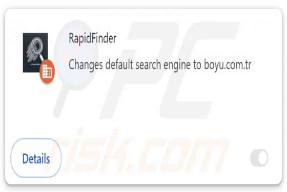 RapidFinder Browser Hijacker