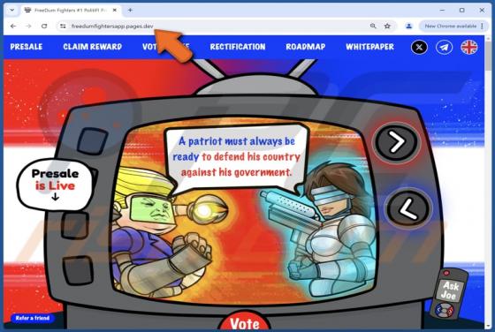 FreeDum Fighters Presale Scam