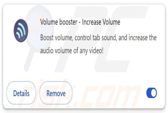 Volume booster - Increase Volume Adware