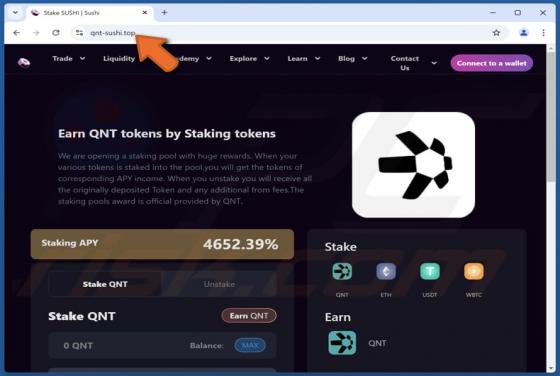Stake SUSHI Scam