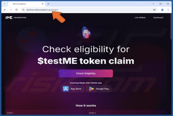 $testME Token Claim Scam