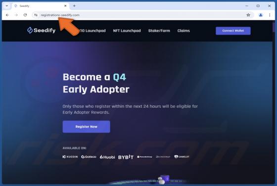 Seedify Regstration Scam