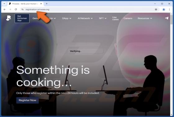 Privasea Registration Scam