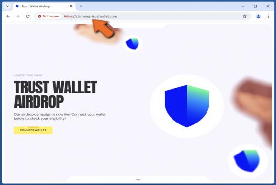 Trust Wallet Airdrop Scam