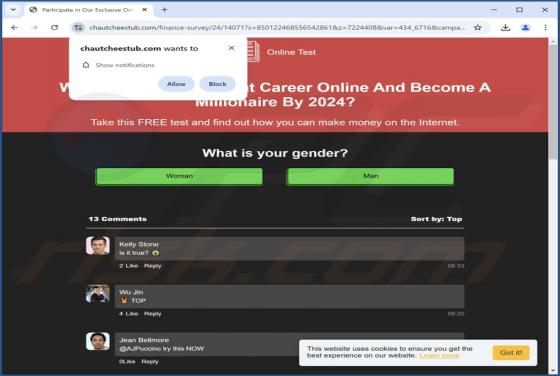 Chautcheestub.com Ads
