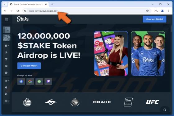 $STAKE Token Airdrop Scam