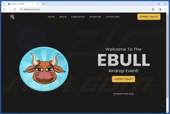 $EBULL Airdrop Scam