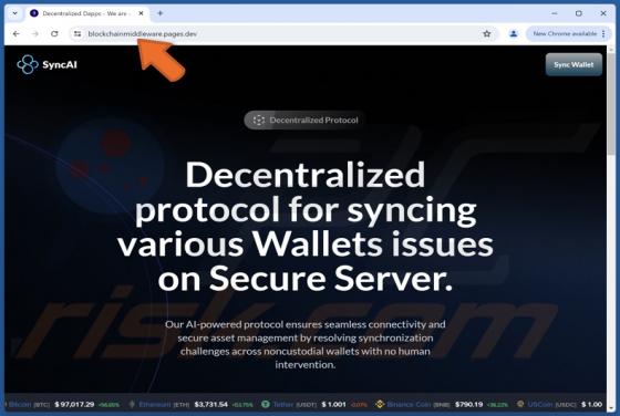 SyncAI Wallet Connection Scam