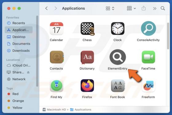 ElementEntry Adware (Mac)
